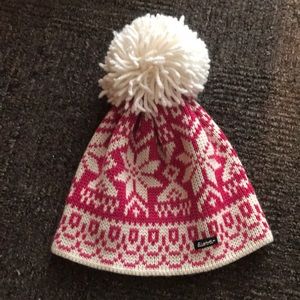 austrian brand pink snow hat